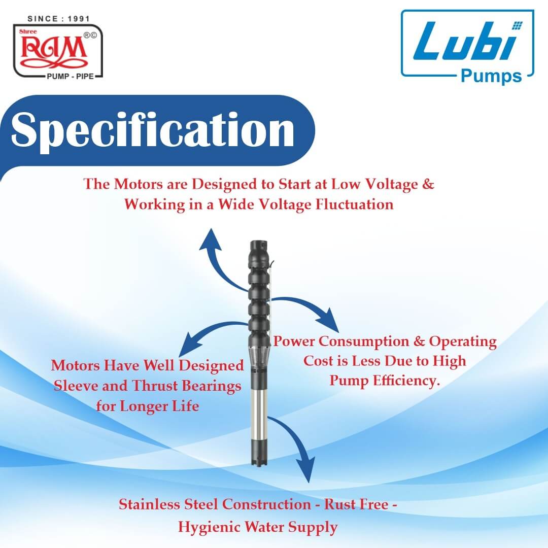 LUBI V5 Submersible Pump (LSA) (Mixed Flow) (Handi Type)